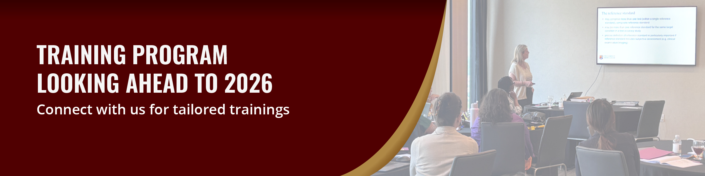 Training Program Looking Ahead to 2026 - Connect with us for tailored trainings